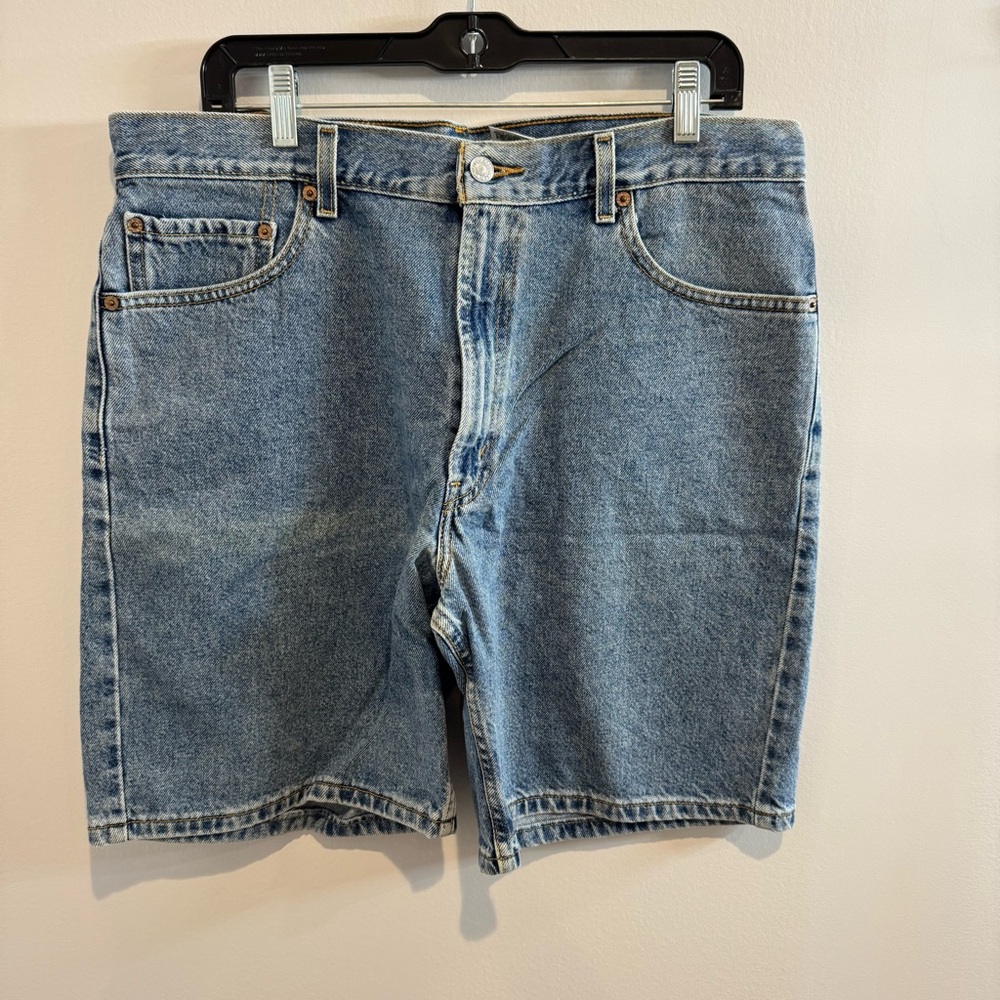 Vintage‎ Y2K Levi's jorts 550 Relaxed Fit Jean Short denim Size 36 - Picture 2 of 8